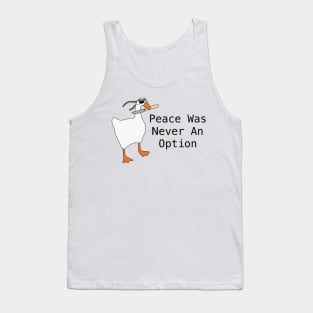 Peace Was Never an Option Tank Top